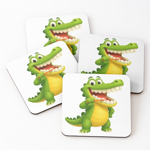 Item preview, Crocodile Brushing His Big Smile designed and sold by Idans.