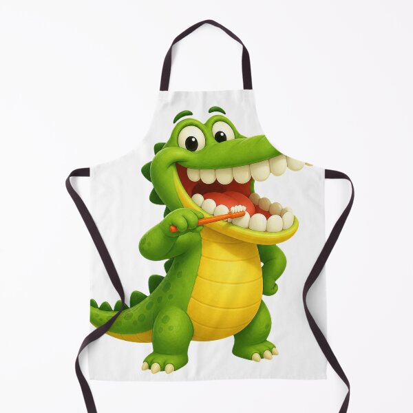 Item preview, Crocodile Brushing His Big Smile designed and sold by Idans.
