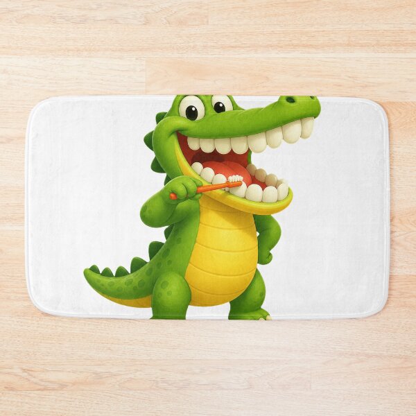 Item preview, Crocodile Brushing His Big Smile designed and sold by Idans.