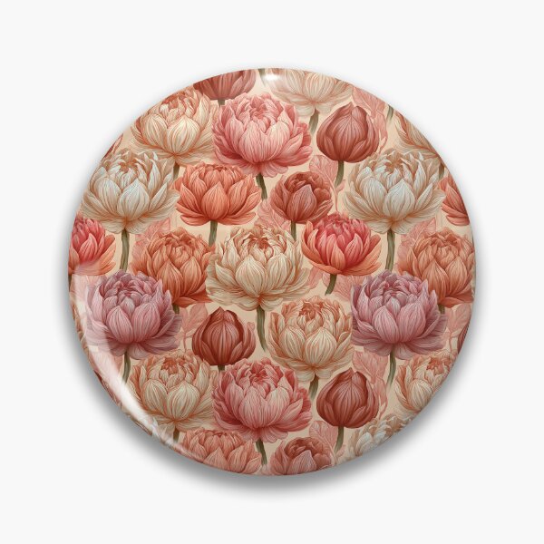 Item preview, Radiant Lotus  - Flower Bouquet Pattern - Mothers Day Ideas designed and sold by RoyalStarsPatts.