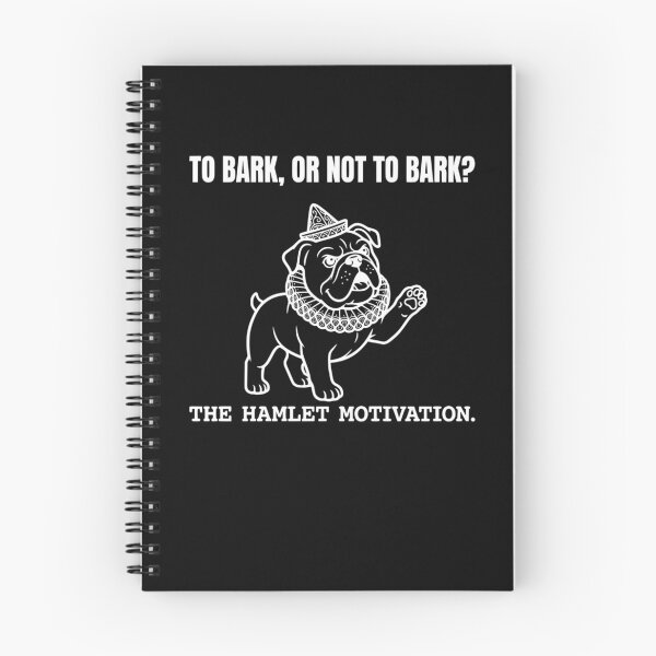 Item preview, To Bark Or Not To Bark Funny English Bulldog Hamlet Theater Dog designed and sold by The Bold Line Studio.