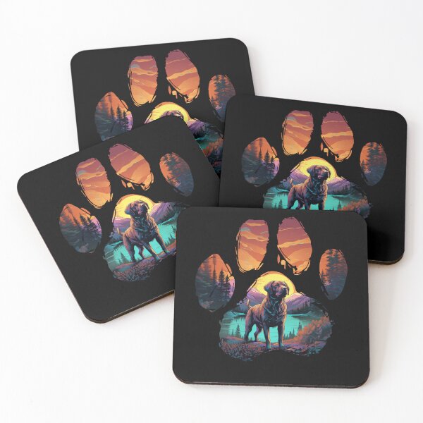 Item preview, Funny Chesapeake Bay Retriever Synthwave Mountain Tree Mom Dad Kids designed and sold by rafaeltto.