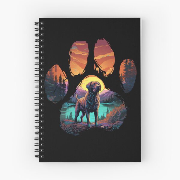 Item preview, Funny Chesapeake Bay Retriever Synthwave Mountain Tree Mom Dad Kids designed and sold by rafaeltto.