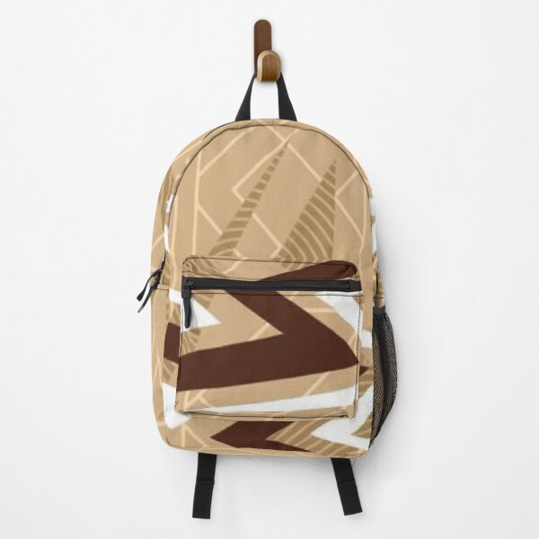 Item preview, Abstract Racing Graphic Beige Brown Dynamic Geometric Speed Livery Pattern designed and sold by LYAN-STORE.