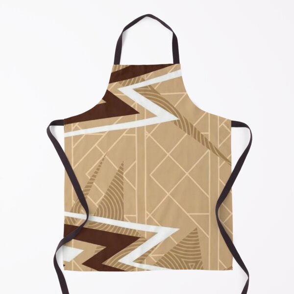 Item preview, Abstract Racing Graphic Beige Brown Dynamic Geometric Speed Livery Pattern designed and sold by LYAN-STORE.