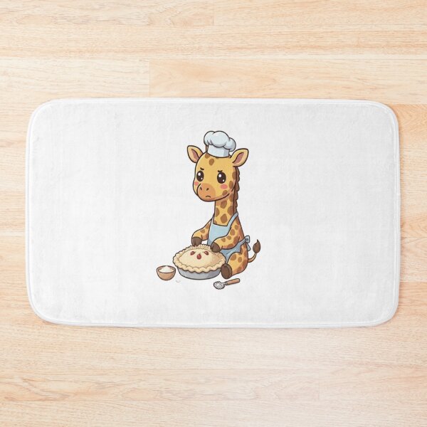 Item preview, Cute Giraffe Baking Cherry Pie designed and sold by Ella_Sketch.