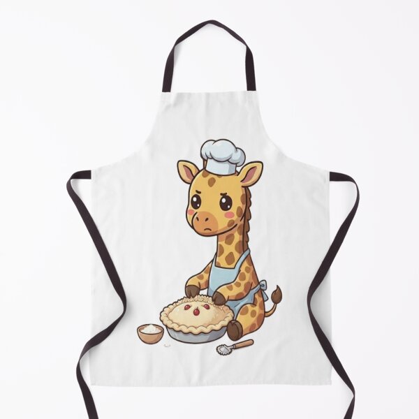 Item preview, Cute Giraffe Baking Cherry Pie designed and sold by Ella_Sketch.