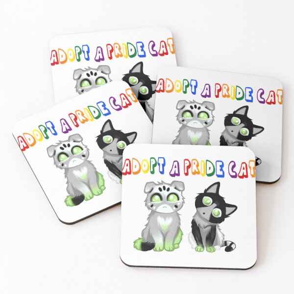 Item preview, Adopt A Pride Cat — Agender designed and sold by HistoryHounds.