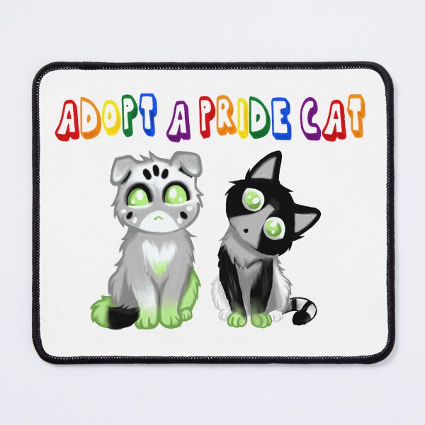 Item preview, Adopt A Pride Cat — Agender designed and sold by HistoryHounds.
