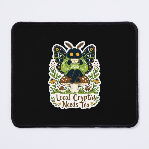 Item preview, Local Cryptid Needs Tea designed and sold by KAYJAY DESIGNS.
