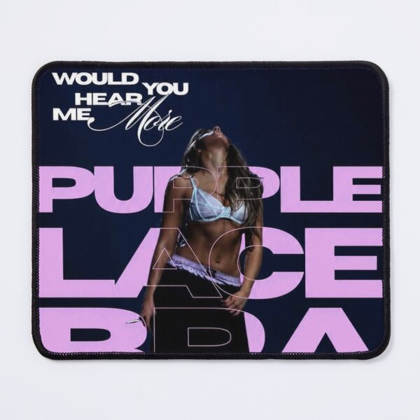Item preview, The ''Purple Lace Bra'' Vintage Portrait designed and sold by Createideas.