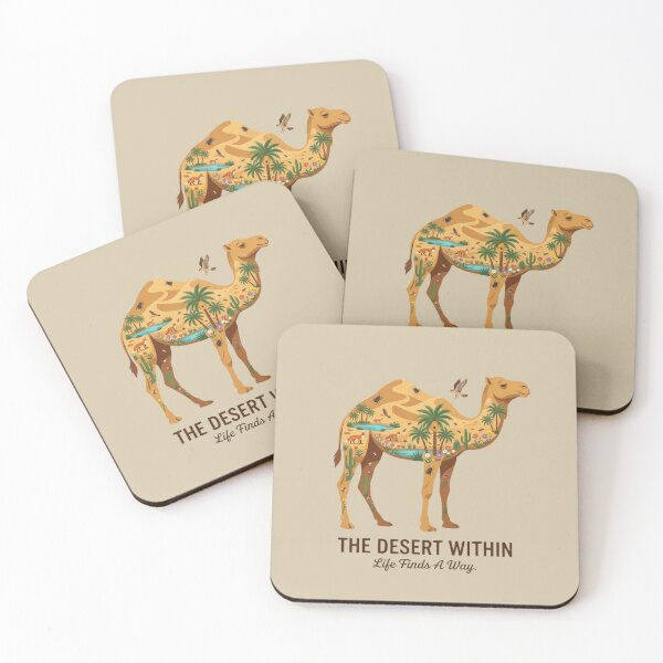 Item preview, The Desert Within Camel Artwork | Premium Nature Illustration designed and sold by Amr Darwish Graphic designer.