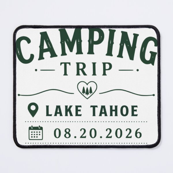 Item preview, Our First Camping Trip Personalized Couple Camping Adventure designed and sold by TeeVerse27.