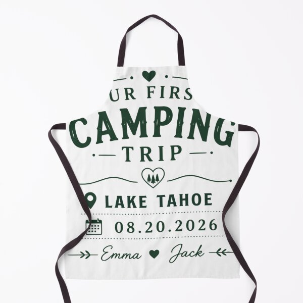Item preview, Our First Camping Trip Personalized Couple Camping Adventure designed and sold by TeeVerse27.