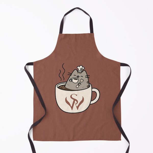 Item preview, Cute cat in coffee designed and sold by snoWorkshop.