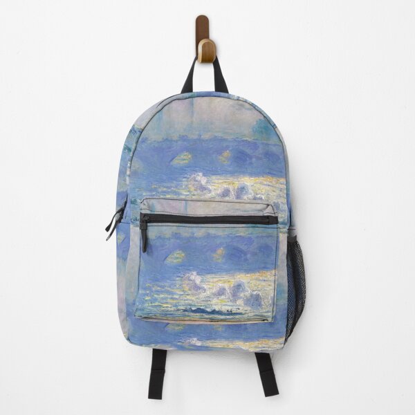 Item preview, Waterloo Bridge in Clouds Thames Claude Monet painting designed and sold by ArtUnova.