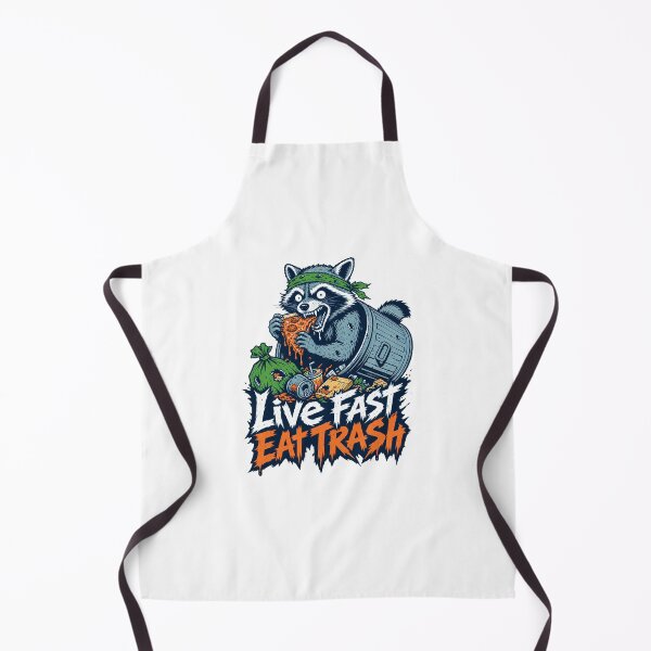 Item preview, Live Fast Eat Trash Raccoon designed and sold by KAYJAY DESIGNS.