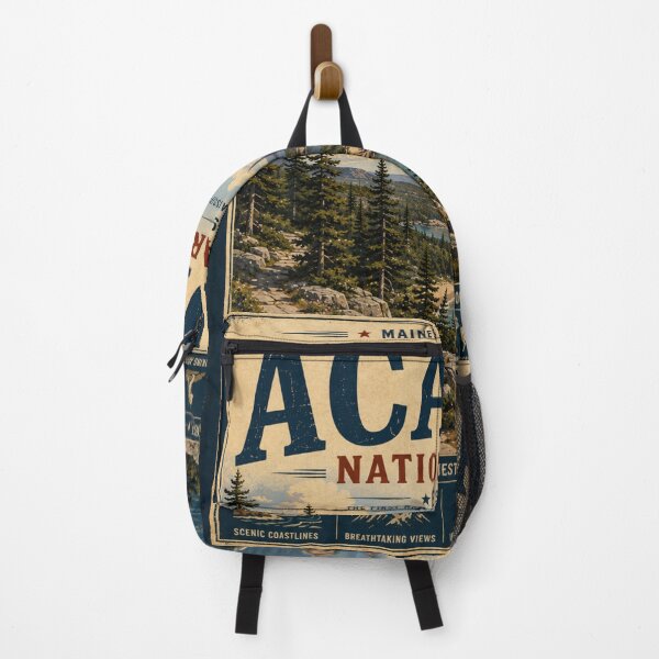 Item preview, Acadia National Park Vintage Travel Poster | Maine, USA designed and sold by SlanPOD.