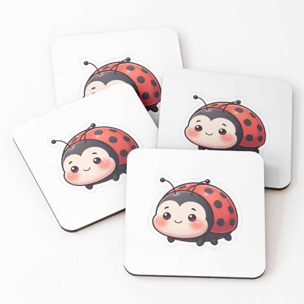 Item preview, Cute Little Red Ladybug Cartoon Character designed and sold by Owcomm.