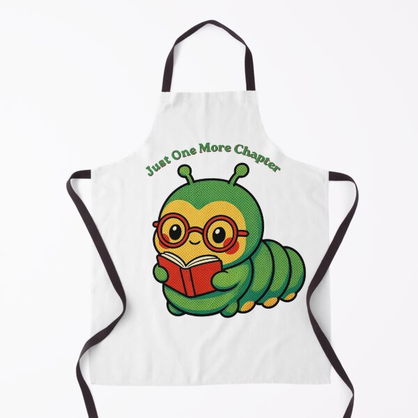 Item preview, Just One More Chapter Cute Caterpillar Bookworm Pop Art designed and sold by Alexacarmen.