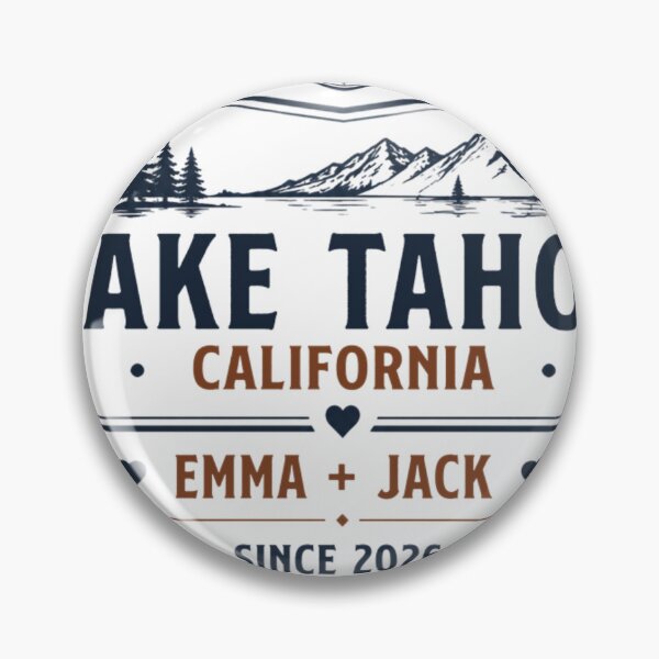 Item preview, Lake Tahoe Personalized Camping Couple Adventure Gift designed and sold by TeeVerse27.