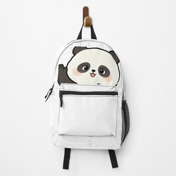 Item preview, Waving Kawaii Panda With Floral Boba designed and sold by a575642903.