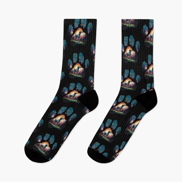 Item preview, Funny Dalmatian Paw Synthwave Mountain Tree Mom Dad Kids designed and sold by rafaeltto.
