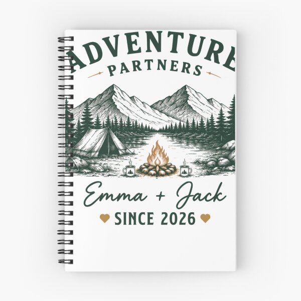 Item preview, Adventure Partners Personalized Camping Couple Outdoor Design designed and sold by TeeVerse27.
