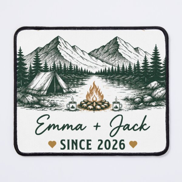 Item preview, Adventure Partners Personalized Camping Couple Outdoor Design designed and sold by TeeVerse27.