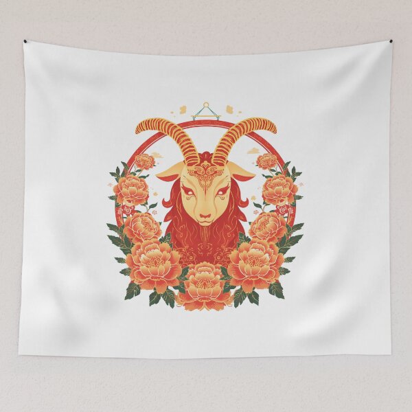 Item preview, Fire Goat 2027 Chinese Zodiac Year of the Goat  designed and sold by Lucky 777.