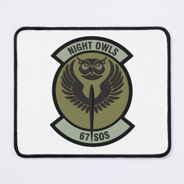Item preview, USAF 67th Special Operations Squadron "Night Owls" Morale Patch Graphic designed and sold by CharlieDesings.
