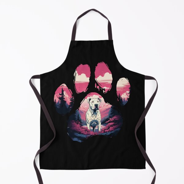 Item preview, Funny Dogo Argentino Paw Synthwave Mountain Tree Mom Dad Kids designed and sold by rafaeltto.
