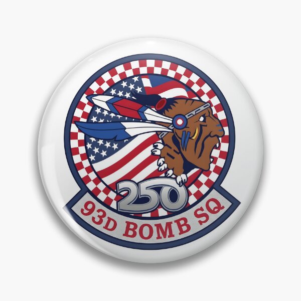 Item preview, USAF 93rd Bomb Squadron "Indian Outlaws" Patch Graphic designed and sold by CharlieDesings.