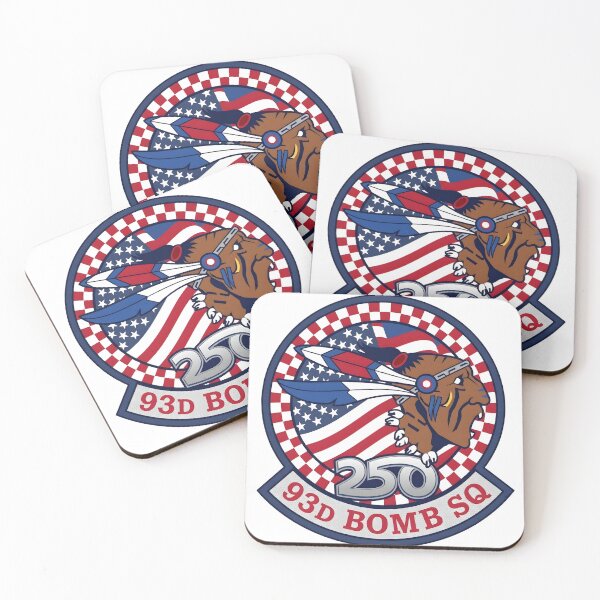 Item preview, USAF 93rd Bomb Squadron "Indian Outlaws" Patch Graphic designed and sold by CharlieDesings.