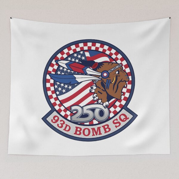 Item preview, USAF 93rd Bomb Squadron "Indian Outlaws" Patch Graphic designed and sold by CharlieDesings.