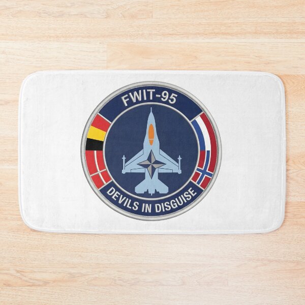 Item preview, NATO FWIT-95 "Devils in Disguise" Fighter Weapons Instructor Patch Graphic designed and sold by CharlieDesings.