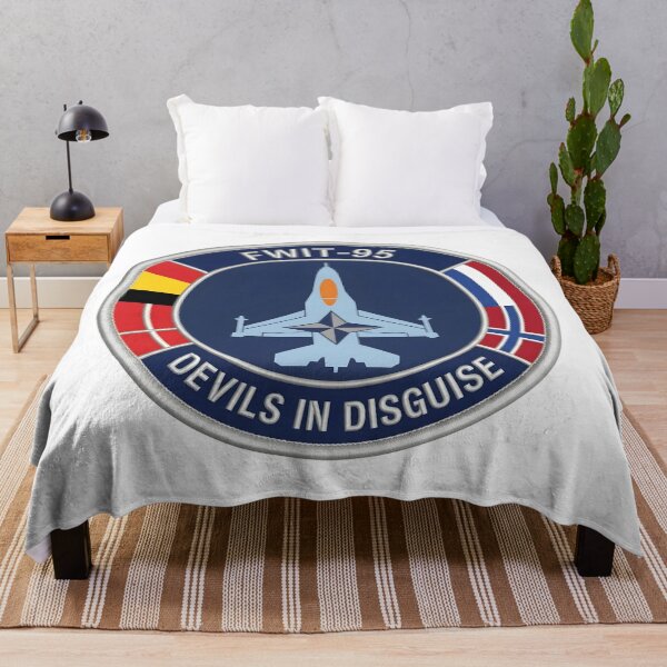 Item preview, NATO FWIT-95 "Devils in Disguise" Fighter Weapons Instructor Patch Graphic designed and sold by CharlieDesings.