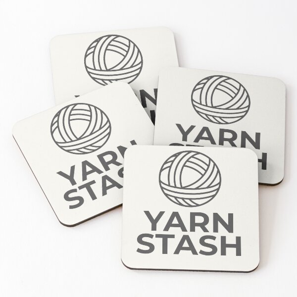 Item preview, Yarn Stash | Funny Yarn Quote for Knitters & Crocheters designed and sold by SipAndStitchCo.