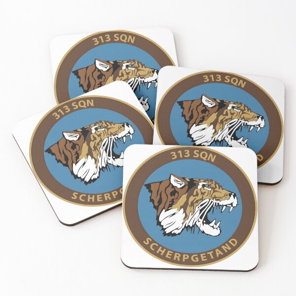 Item preview, RNLAF 313 Squadron "Scherp Getand" Tiger Patch Graphic designed and sold by CharlieDesings.