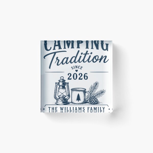 Item preview, Camping Tradition Family Outdoor Adventure Design designed and sold by TeeVerse27.