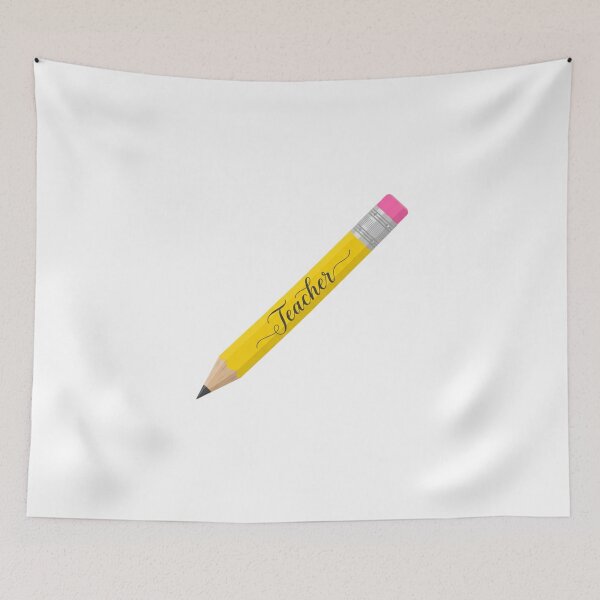 Item preview, Yellow Pencil with Teacher Back to School |Teacher Appreciation designed and sold by SOUFIANE1991.