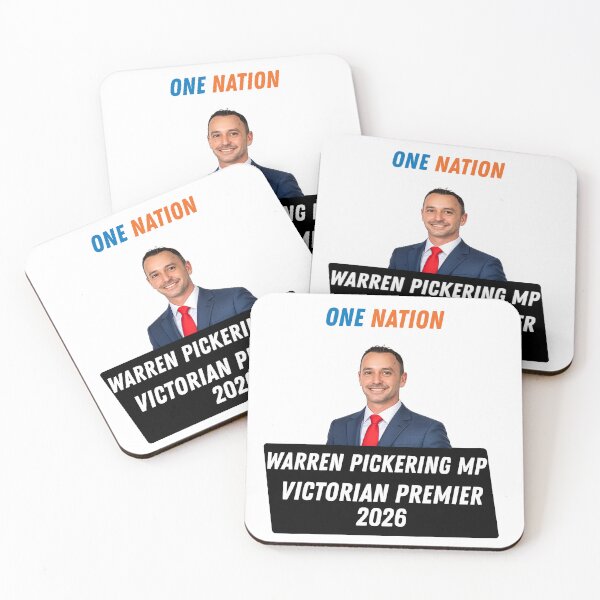 Item preview, ONE NATION : WARREN PICKERING MP VICTORIAN PREMIER 2026 designed and sold by VisionLeeStudio.
