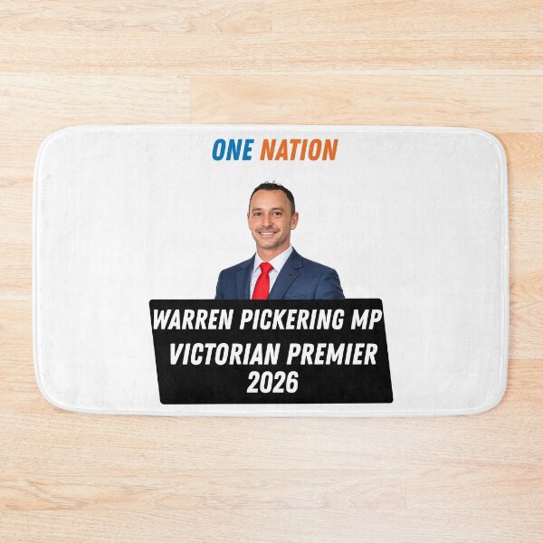 Item preview, ONE NATION : WARREN PICKERING MP VICTORIAN PREMIER 2026 designed and sold by VisionLeeStudio.