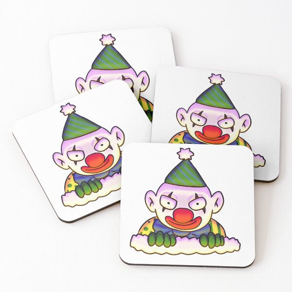 Item preview, Creepy Funny Cartoon Clown Peeking out designed and sold by JimboTurtle.