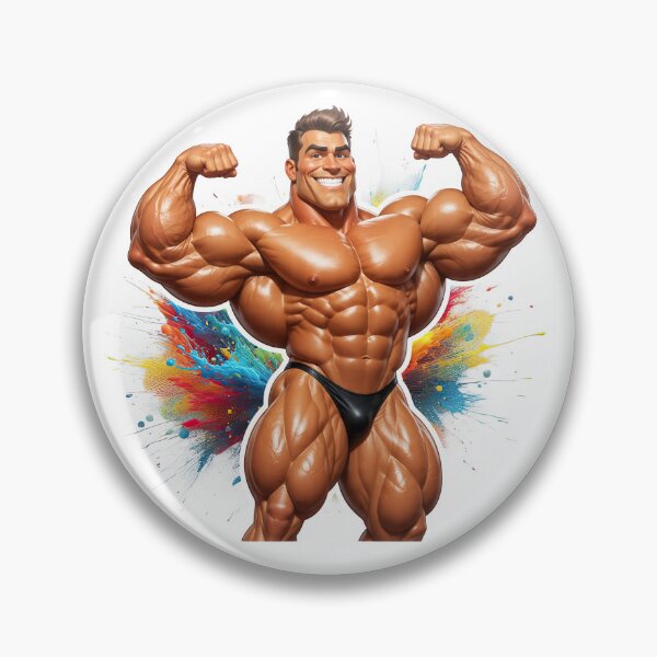 Item preview, Sticker - Decal - Crowned Muscle Power - 179 designed and sold by ForeverPrintsOK.