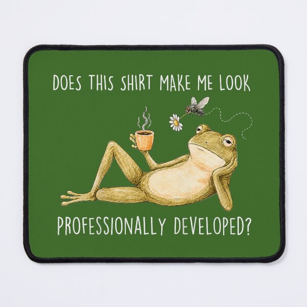 Item preview, Does This Shirt Make Me Look Professionally Developed Frog designed and sold by KristineLi.