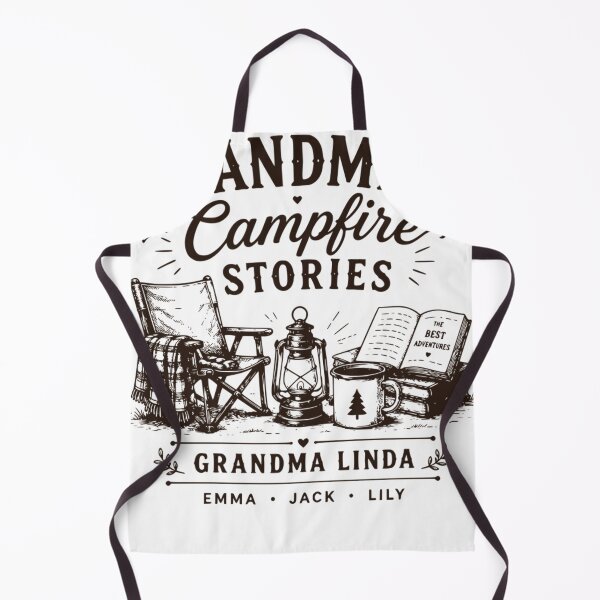 Item preview, Grandma's Campfire Stories Camping Family Adventure Design designed and sold by TeeVerse27.