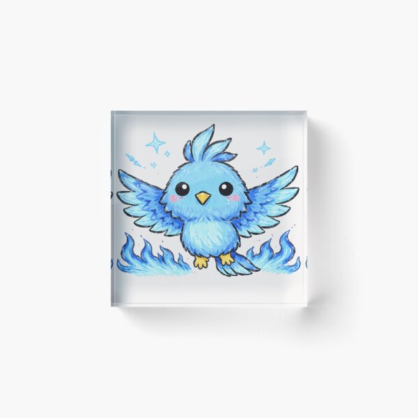 Item preview, Blue Fire Phoenix! designed and sold by Planetporridge.