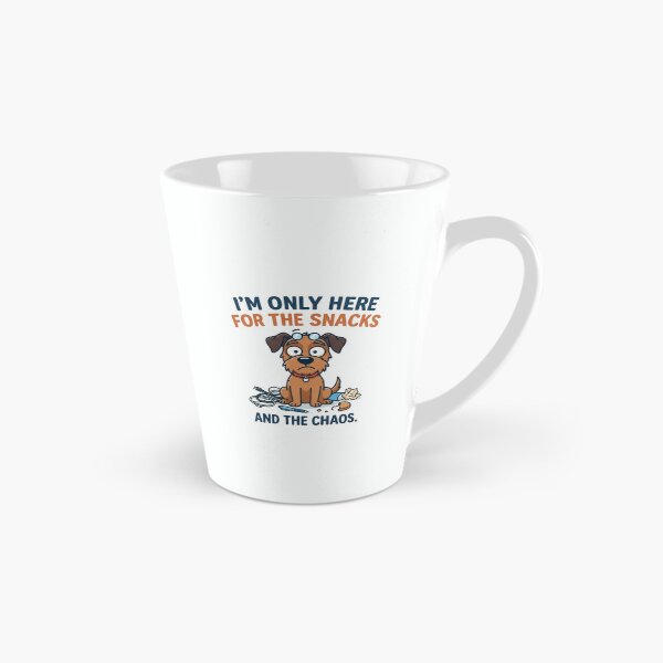 Item preview, Funny Dog Only Here For The Snacks designed and sold by Owcomm.