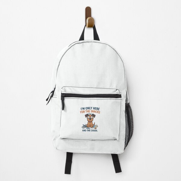 Item preview, Funny Dog Only Here For The Snacks designed and sold by Owcomm.